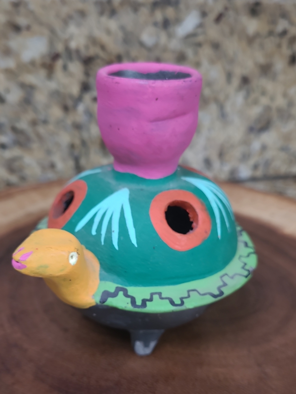 Copalero Turtle Incense Holder